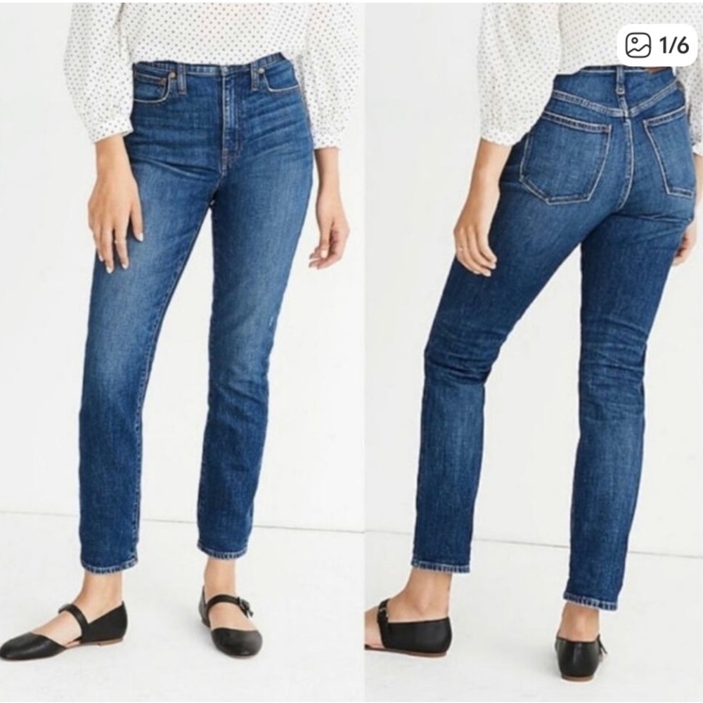 Madewell High Rise Slim Boy Jeans